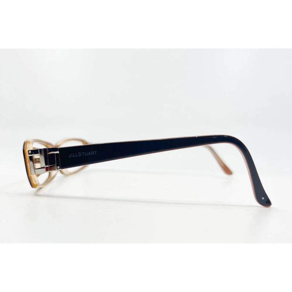 Jill Stuart Eyeglasses Women Black Brown JS 270-3 Rectangular 53-16-135